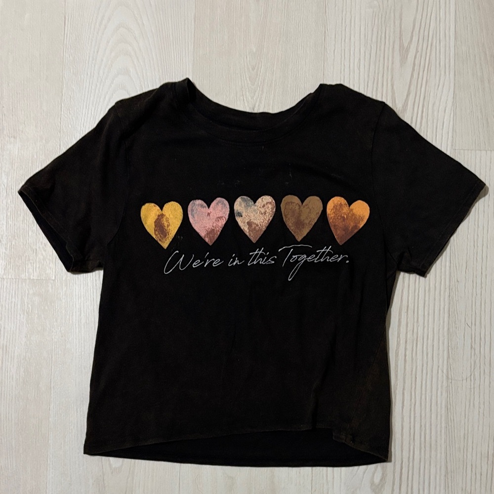 Kids' Black Heart Graphic Tee - Unity Edition